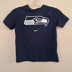 Nike Kids Dark Blue Logo T-Shirt Youth Small
